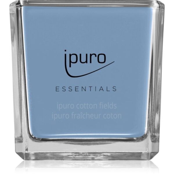 ipuro Essentials Cotton Fields lumânare parfumată 125 g-ro