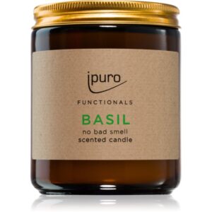ipuro Functionals Basil lumânare parfumată 200 g-Țena