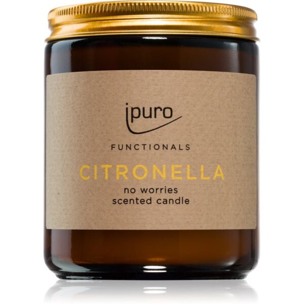 ipuro Functionals Citronella lumânare parfumată 200 g-Țena