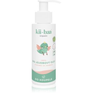kii-baa® organic 100% Bio Oil Jojoba ulei pentru baie presat la rece pentru nou-nascuti si copii 100 ml-Țena