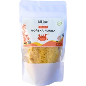 kii-baa® organic Natural Sponge Wash burete natural 10-12 cm 1 buc-ro