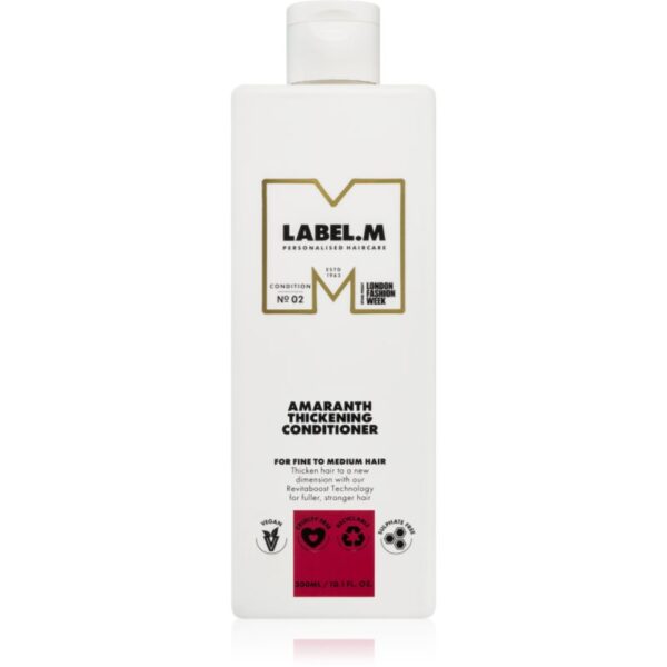 label.m Amaranth Balsam pentru ingroșare pentru par fin 300 ml-ro