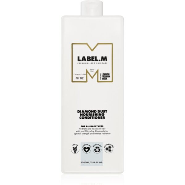 label.m Diamond Dust Nourishing Conditioner balsam hranitor pentru par uscat 1000 ml-ro