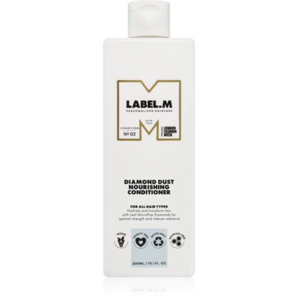 label.m Diamond Dust balsam de păr cu efect de hrănire pentru toate tipurile de păr 300 ml-ro