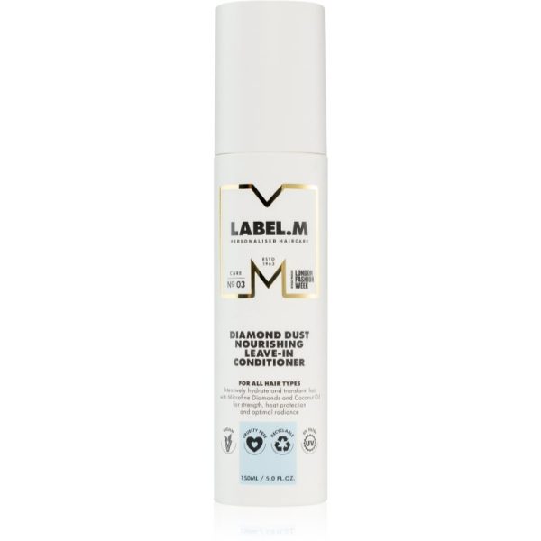 label.m Diamond Dust balsam (nu necesita clatire) pentru păr uscat și deteriorat 150 ml-ro
