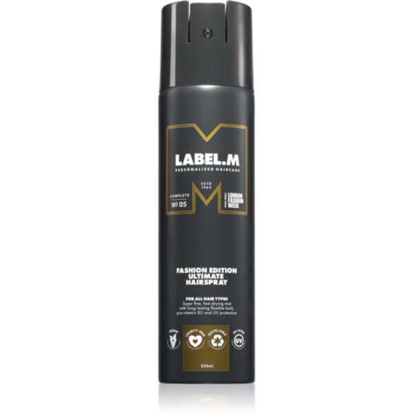 label.m Fashion Edition fixativ pentru toate tipurile de păr 250 ml-Țena