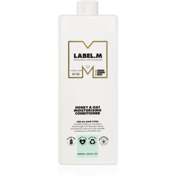 label.m Honey & Oat balsam hidratant pentru utilizarea de zi cu zi 1000 ml-ro