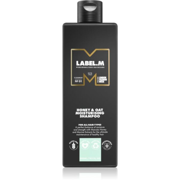 label.m Honey & Oat sampon hidratant pentru utilizarea de zi cu zi 300 ml-ro