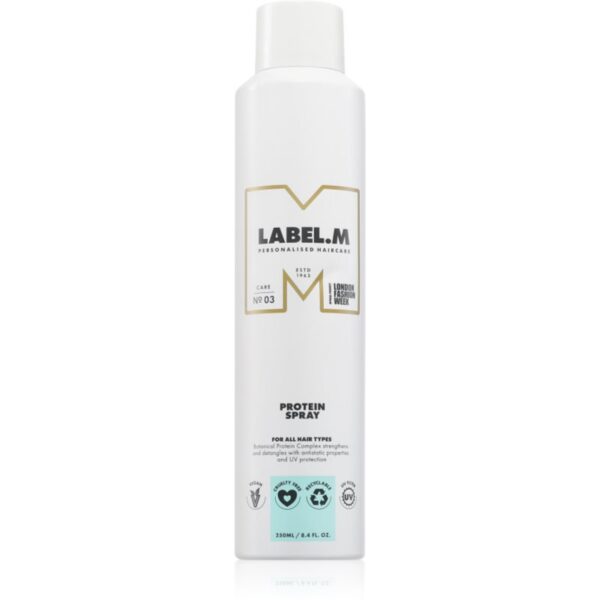 label.m Protein Spray spray pentru păr pentru par usor de pieptanat 250 ml-Țena