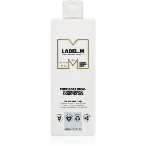label.m Pure Botanical balsam hidratant pentru toate tipurile de păr 300 ml-ro