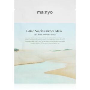 ma:nyo Galac Niacin Essence mască textilă iluminatoare cu efect de hidratare 30 g-ro