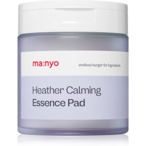 ma:nyo Heather Calming Essence Pad dischete calmante pentru ten uscat și sensibil 60 buc-Țena