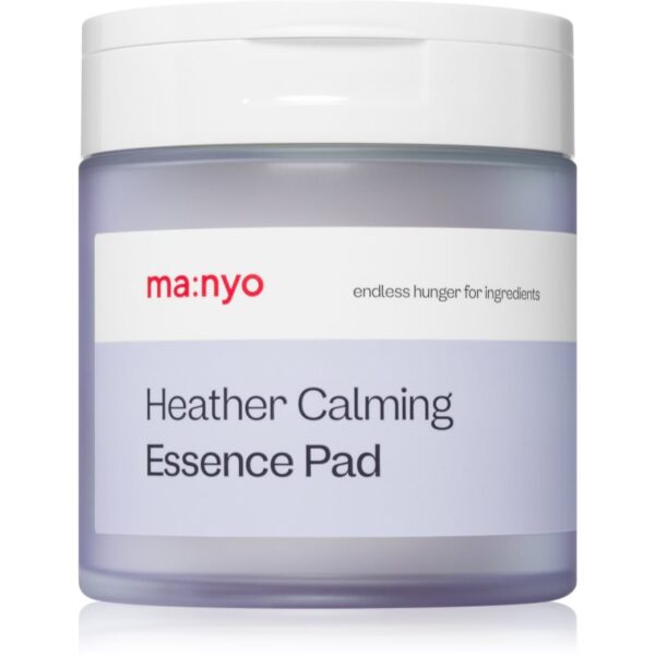 ma:nyo Heather Calming Essence Pad dischete calmante pentru ten uscat și sensibil 60 buc-Țena