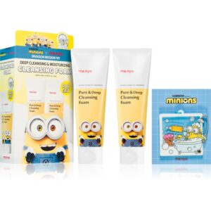 ma:nyo Minions Pure & Deep Cleansing Foam Duo Set set cadou perfecta pentru curatare-ro