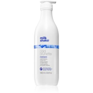 milk_shake Cold Brunette Shampoo șampon pentru neutralizarea tonurilor de galben pentru nuante de par castaniu 1000 ml-ro