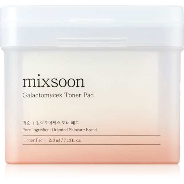 mixsoon Galactomyces Toner Pad dischete de tonifiere pentru strălucirea și netezirea pielii 60 buc-ro