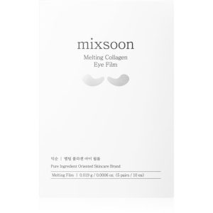 mixsoon Melting Collagen Eye Film mască textilă iluminatoare zona ochilor 5x2 buc-ro