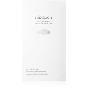 mixsoon Melting Collagen Neck & Forehead Film mască textilă hidratantă pentru față și gât 5 buc-ro