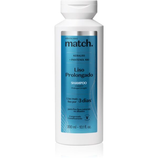 oBoticário Match. Liso Prolongado sampon hidratant 300 ml-Țena