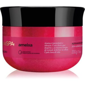 oBoticário Nativa SPA Plum Flower exfoliant de corp cu zahăr 200 g-ro