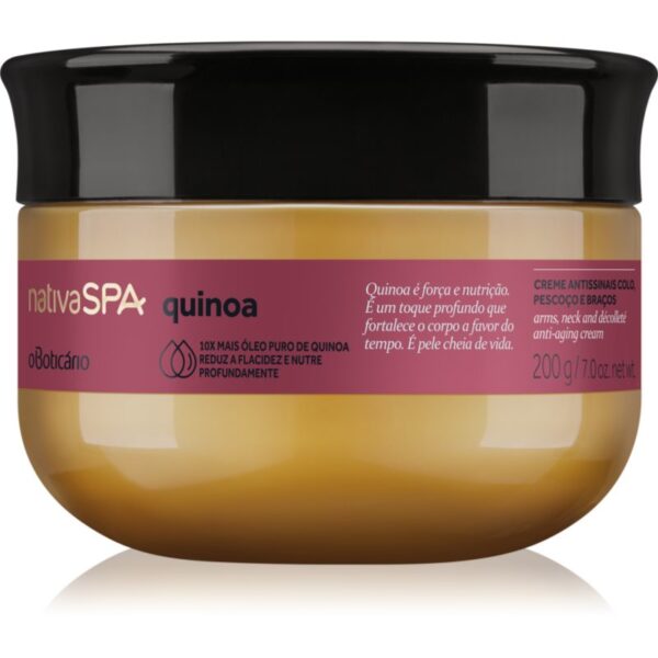 oBoticário Nativa SPA Quinoa crema pentru gat si decolteu 200 g-ro