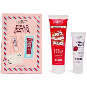 puroBIO Cosmetics Dear Santa Love yourself Box set cadou pentru corp 2 buc-Țena