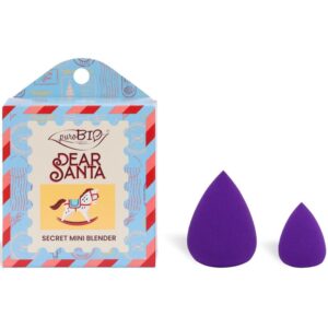 puroBIO Cosmetics Dear Santa SECRET burete pentru machiaj 2 bc în ambalaj cadou 2 buc-ro