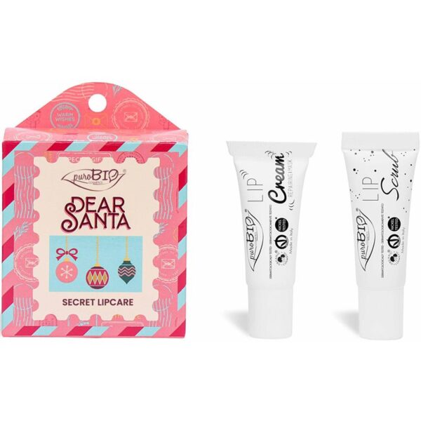 puroBIO Cosmetics Dear Santa SECRET set cadou de buze 2 buc-ro