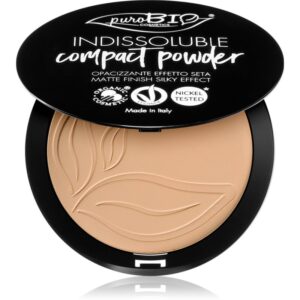 puroBIO Cosmetics Indissouble pudra compacta cu efect matifiant culoare 03 9 g-Țena