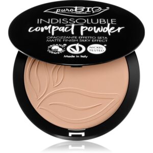 puroBIO Cosmetics Indissouble pudra compacta cu efect matifiant culoare 04 9 g-Țena