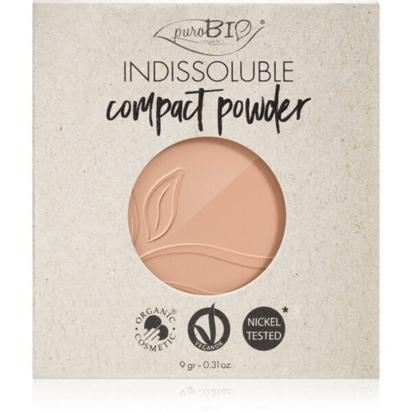 puroBIO Cosmetics Indissouble pudra compacta rezervă culoare 04 9 g-Țena