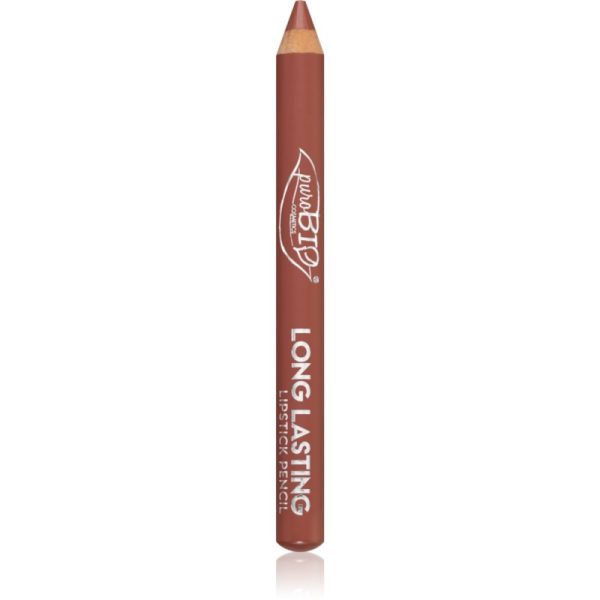 puroBIO Cosmetics Long Lasting Kingsize Creion de buze de lunga durata culoare 017L Blue Peach 3 g-ro