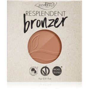 puroBIO Cosmetics Resplendent autobronzant rezervă culoare 05 Warm Brown 9 g-Țena