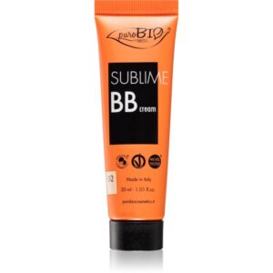 puroBIO Cosmetics Sublime crema hidratanta BB culoare 02 30 ml-Țena