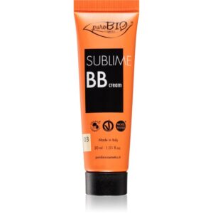 puroBIO Cosmetics Sublime crema hidratanta BB culoare 03 30 ml-Țena
