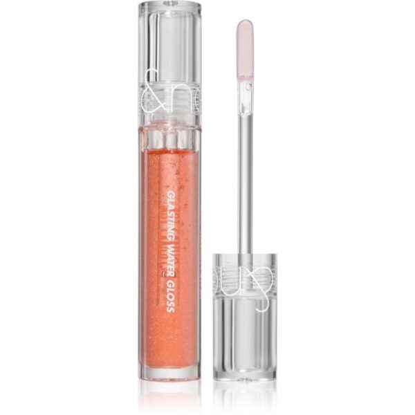 rom&nd Glasting Water Gloss luciu de buze stralucitor cu particule stralucitoare culoare #01 Sanho Crush 4.3 g-Țena