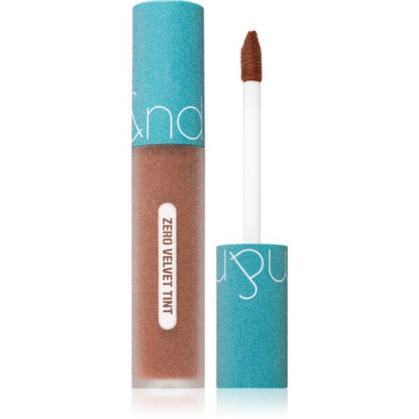 rom&nd Zero Velvet Tint ruj crema cu efect matifiant culoare #22 Grain Nude 5