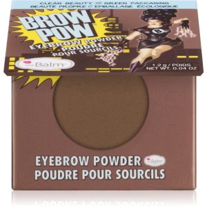 theBalm Browpow® pudră pentru sprâncene în carcasă magnetică culoare Light Brown 1