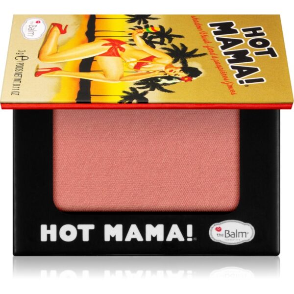 theBalm Hot Mama! Travel size fard de obraz si fard de pleoape intr-unul singur culoare Beautiful Peachy Pink 3 g-Țena