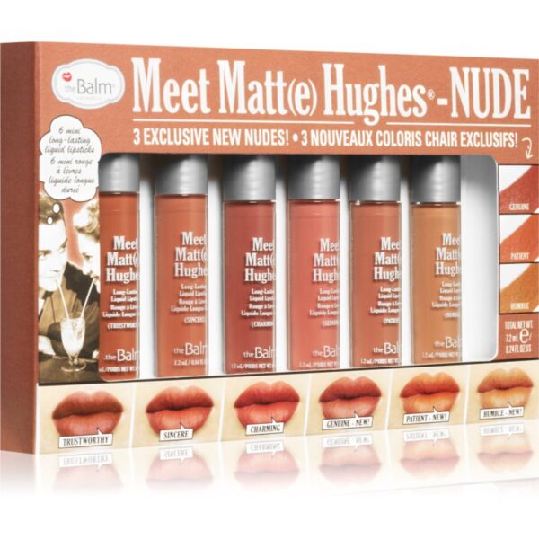 theBalm Meet Matt(e) Hughes Mini Kit set de rujuri lichide-ro