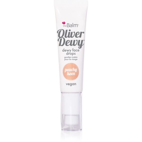 theBalm Oliver Dewy Face Drops iluminator lichid culoare Peachy Keen 28 ml-ro