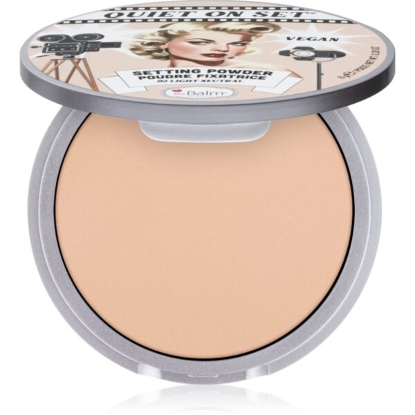 theBalm Quiet on Set pudra matuire culoare 02 Light Neutral 8 g-ro