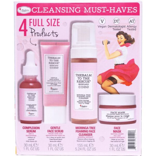 theBalm To The Rescue® Skincare Collection set cadou perfecta pentru curatare-ro