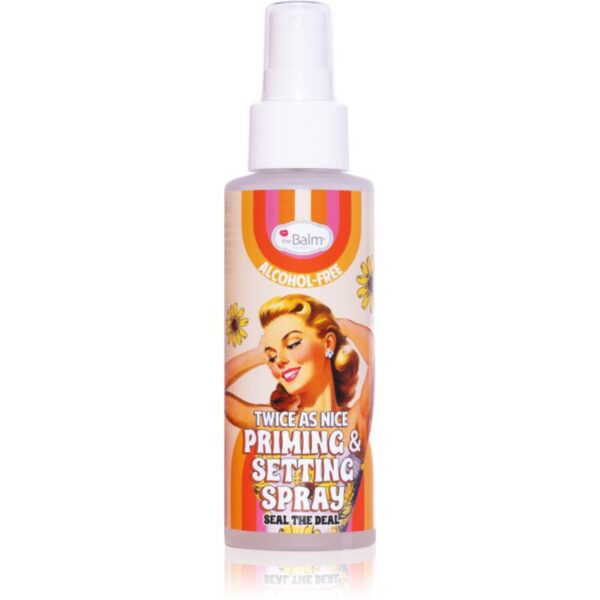 theBalm Twice as Nice Priming & Setting Spray fixator make-up 100 ml-ro