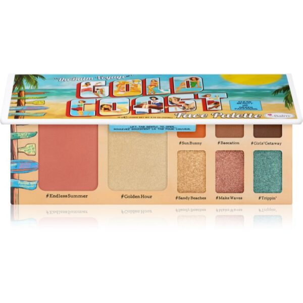 theBalm Voyage Gold Coast paletă de farduri pentru obraji 10 g-Țena
