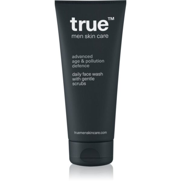true men skin care Daily face wash with gentle scrubs gel exfoliant de curatare pentru barbati 200 ml-Țena